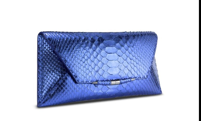 Electric blue clutch fashion