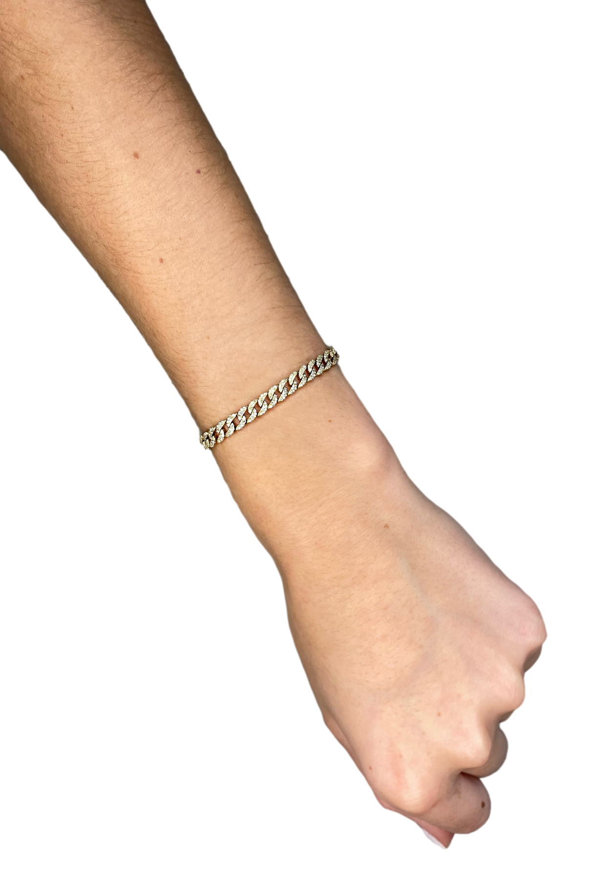 Mini cuban link bracelet deals